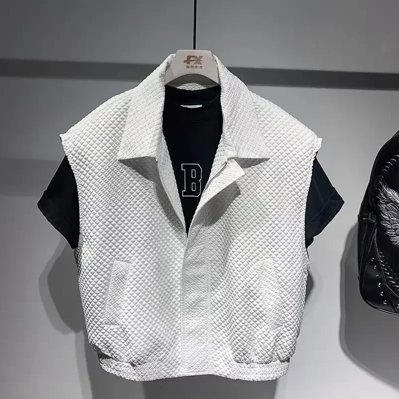 Abbigliamento Uomo Polo Bianco Con Tasche Gilet Senza Maniche Maglioni Lavorati A Maglia Per Uomo Gilet Prodotti Più Venduti 2023 Maglioni Lana S