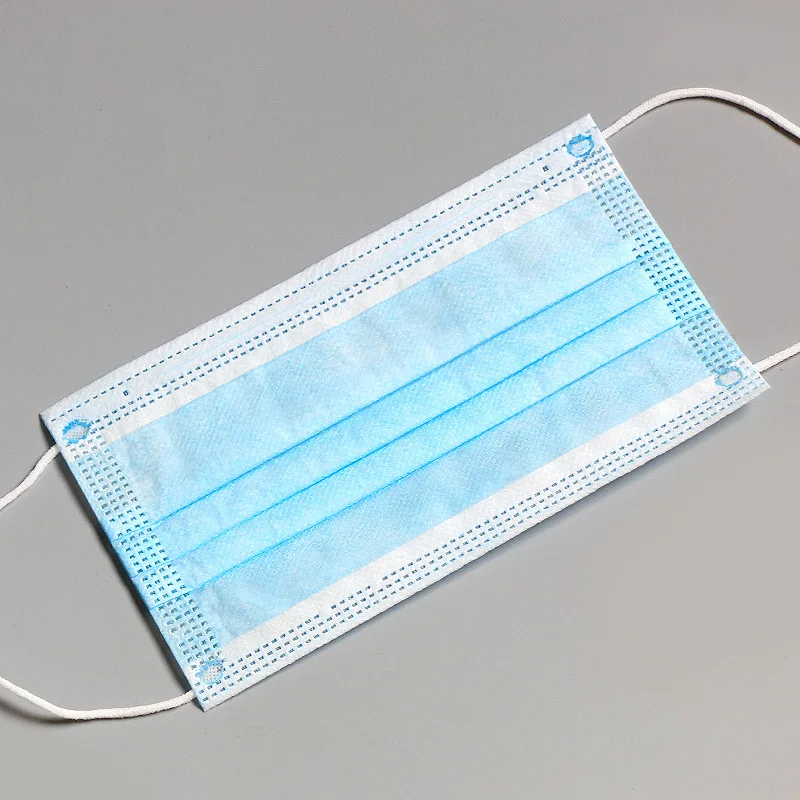 Di Vendita Caldo 50Pcs Usa E Getta Viso Maschere Maschere 3-Strati Antipolvere Bocca Anti Pm2.5 Maschere Di Sicurezza Degli Uomini Delle Donne Usa E G