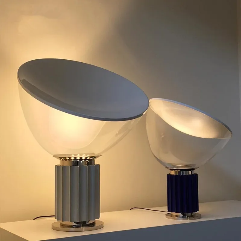 Lampada Da Tavolo Taccia Lampada Da Tavolo Di Design Italiano Scandinavo Iving Room Kitchen Island Lighting Lampada Da Tavolo In Vetro Industriale