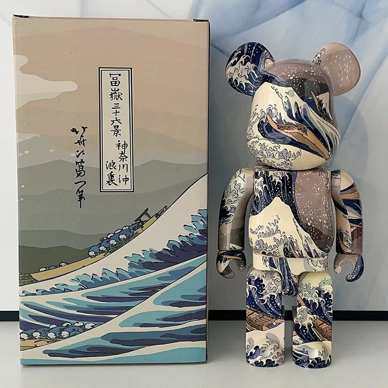 Bearbrick 400% Building Block Bear Orso Violento 2G Kongshanji Bujia Fashion Play Regali Per Bambole Fatti A Mano Felice Desiderio Di Fare