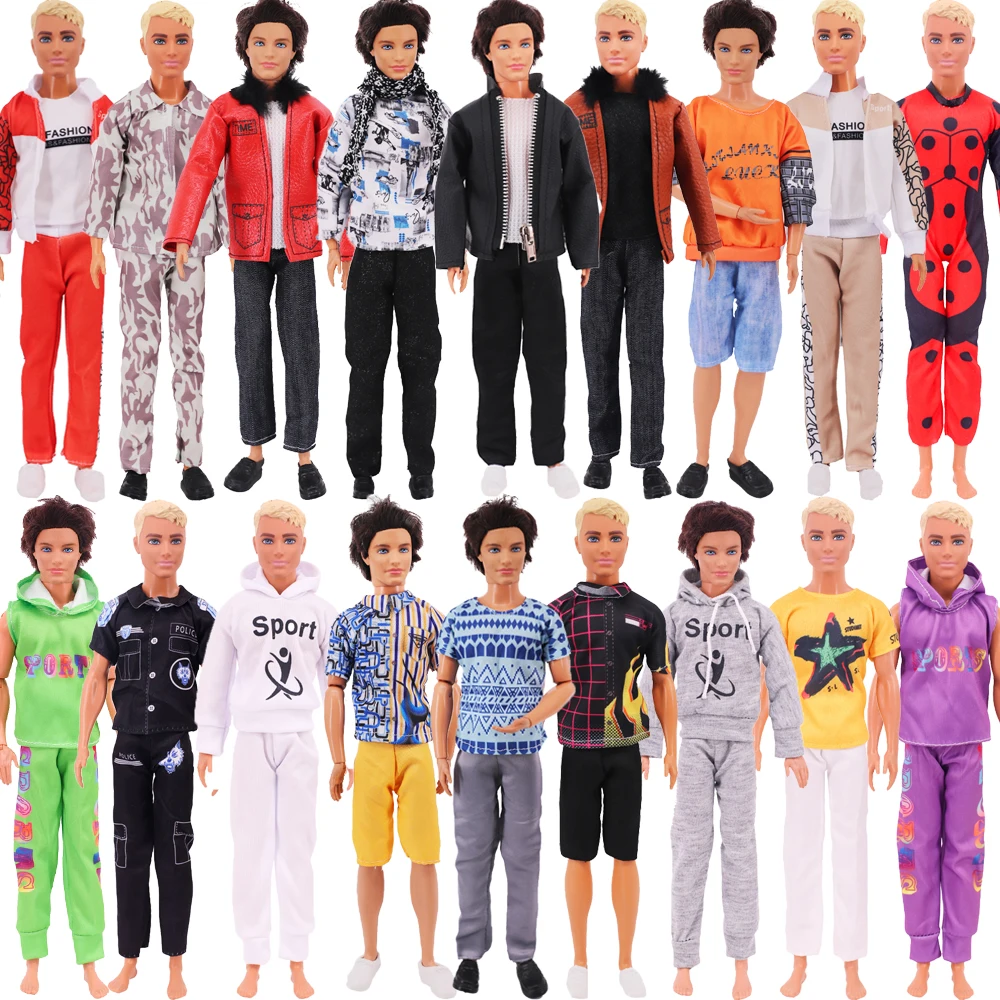 25 Style Ken Barbies Vestiti Per Bambole Abbigliamento Sportivo Abbigliamento Quotidiano Del Principe Soprabito Per 30 Cm Ken Boy Barbies Vestiti, Reg