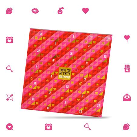 Calendrier de l'Avent I Love You My Sweet Valentine!