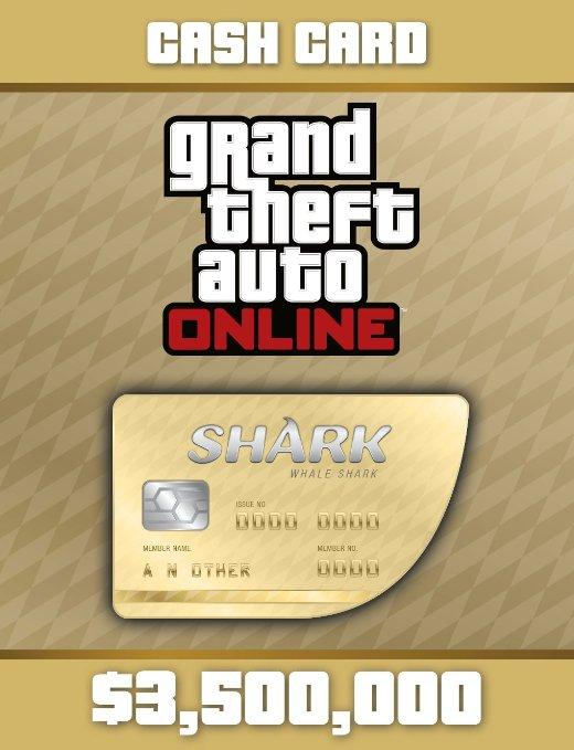 Grand Theft Auto Online (Gta V 5): Whale Shark Cash Card Pc - Rockstar Games Launcher