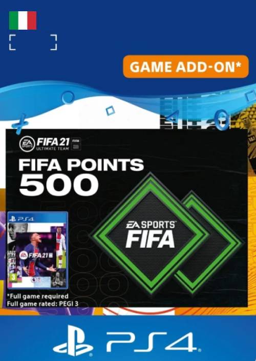 Fifa 21 Ultimate Team 500 Points Pack Ps4/Ps5 (Italy)