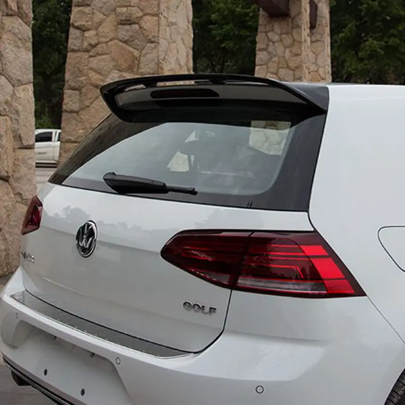 Per Vw Golf 7 Mk7 Muslimabs Materiale Auto Ala Posteriore Primer Colore Vw Golf Spoiler Posteriore