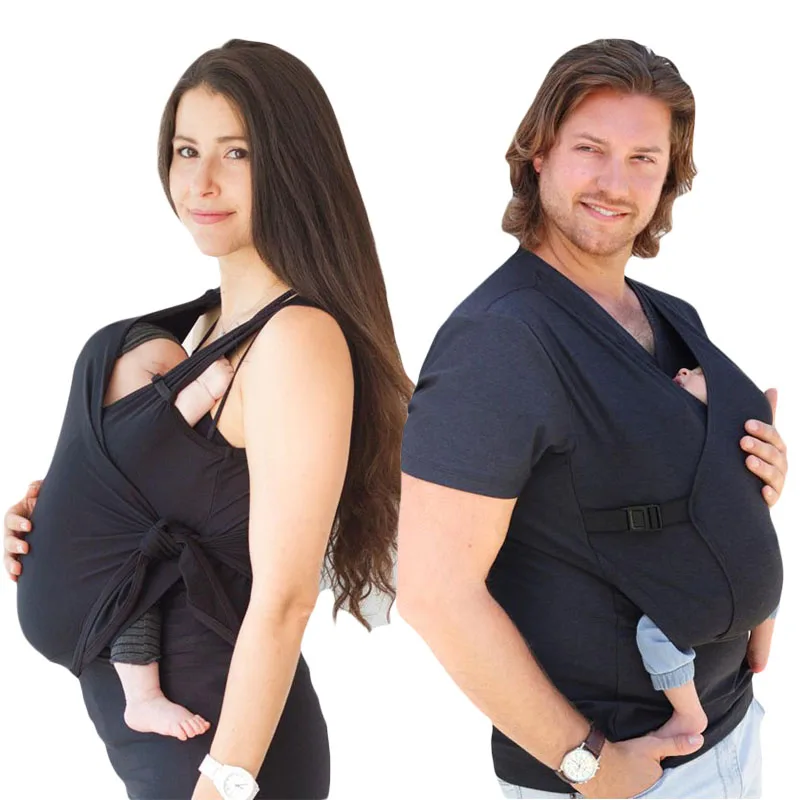 Abbigliamento Estivo Genitore-Figlio Canguro Multifunzione Papà Canguro Mamma Comfort T-Shirt Gilet Tenere Vestiti Per Bambini Abbigliamento Donna