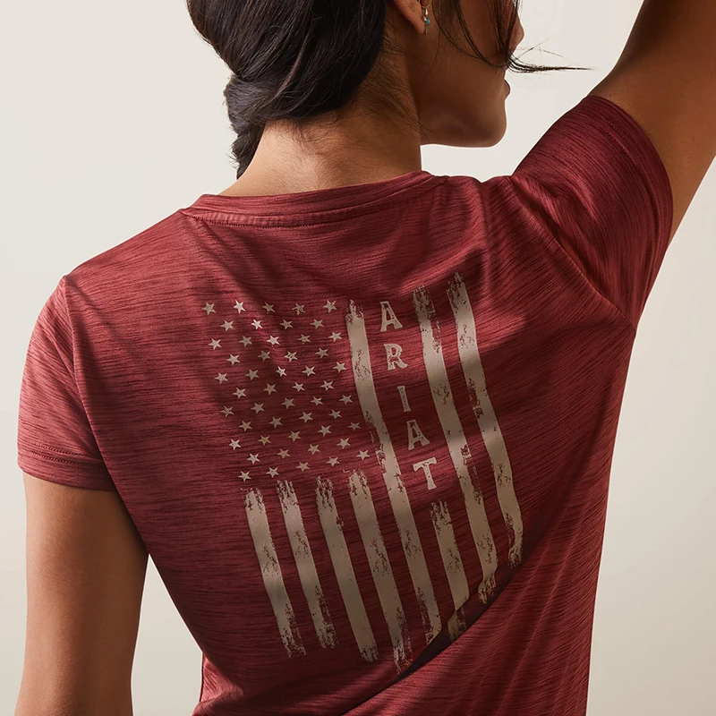 T-Shirt A Maniche Corte Da Donna Estiva Ariat Maglietta Leggera Da Uomo Di Base Atletica Ad Asciugatura Rapida Running Yoga Gym Ladies Casual Tops