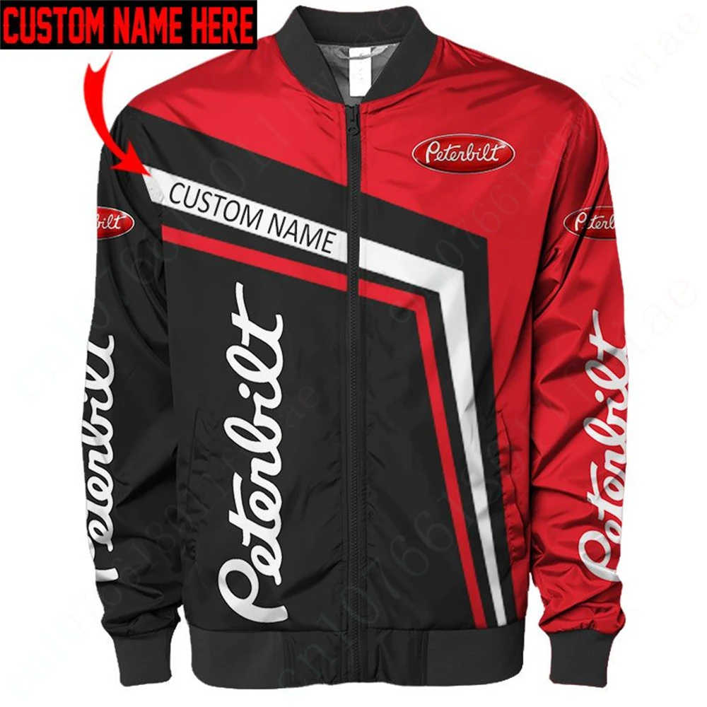 Peterbilt Abbigliamento Cappotti Spessi Giubbotto Bomber Techwear Uniforme Da Baseball Harajuku Parka Giacche A Vento Per Uomo Giacca 3D