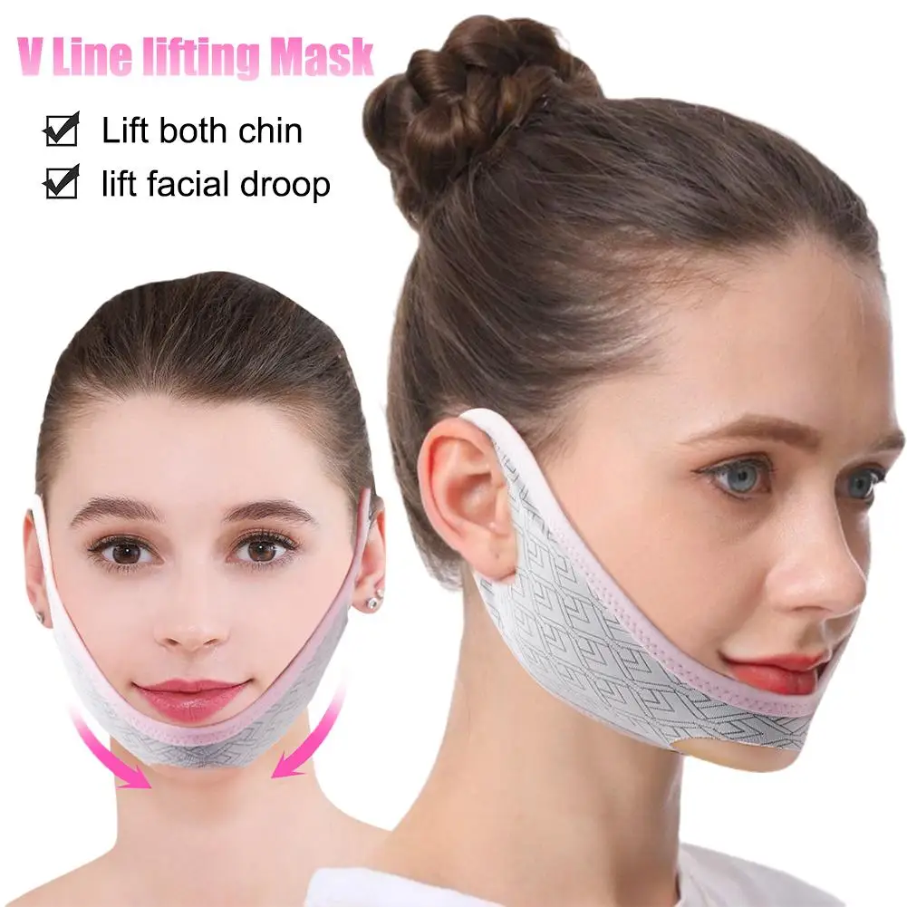 V Line Shaping Face Masks Face Sculpting Sleep Mask Dimagrante Facial Face Strap Belt Lifting J6L4