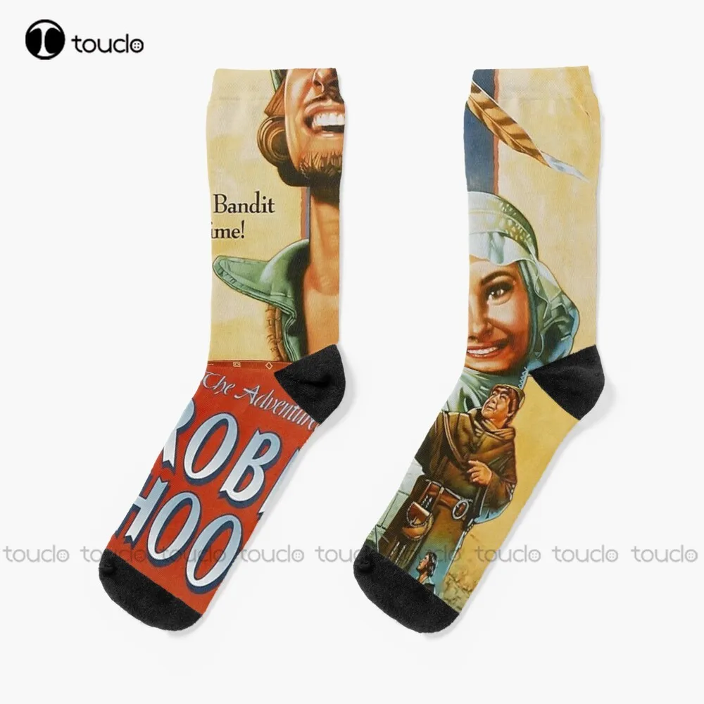 The Adventures Of Robin Hood Socks Girls White Socks Ringraziamento Natale Regalo Di Capodanno Unisex Adult Teen Youth Socks Custom