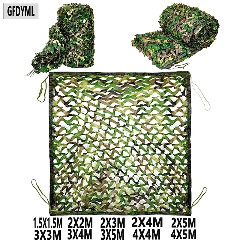 Rete Mimetica Militare Rinforzata Caccia Camo Net Car Tent Gazebo Shade Net White Camo True Blue Green Nero Beige White Muslimah