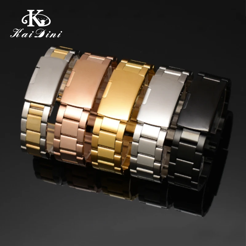 18Mm 19Mm 20Mm 21Mm Cinturino Per Cinturino In Acciaio Inossidabile Per Samsung Galaxy Watch 22 23Mm Gear S3 Active2 Classic Black Gold Silver