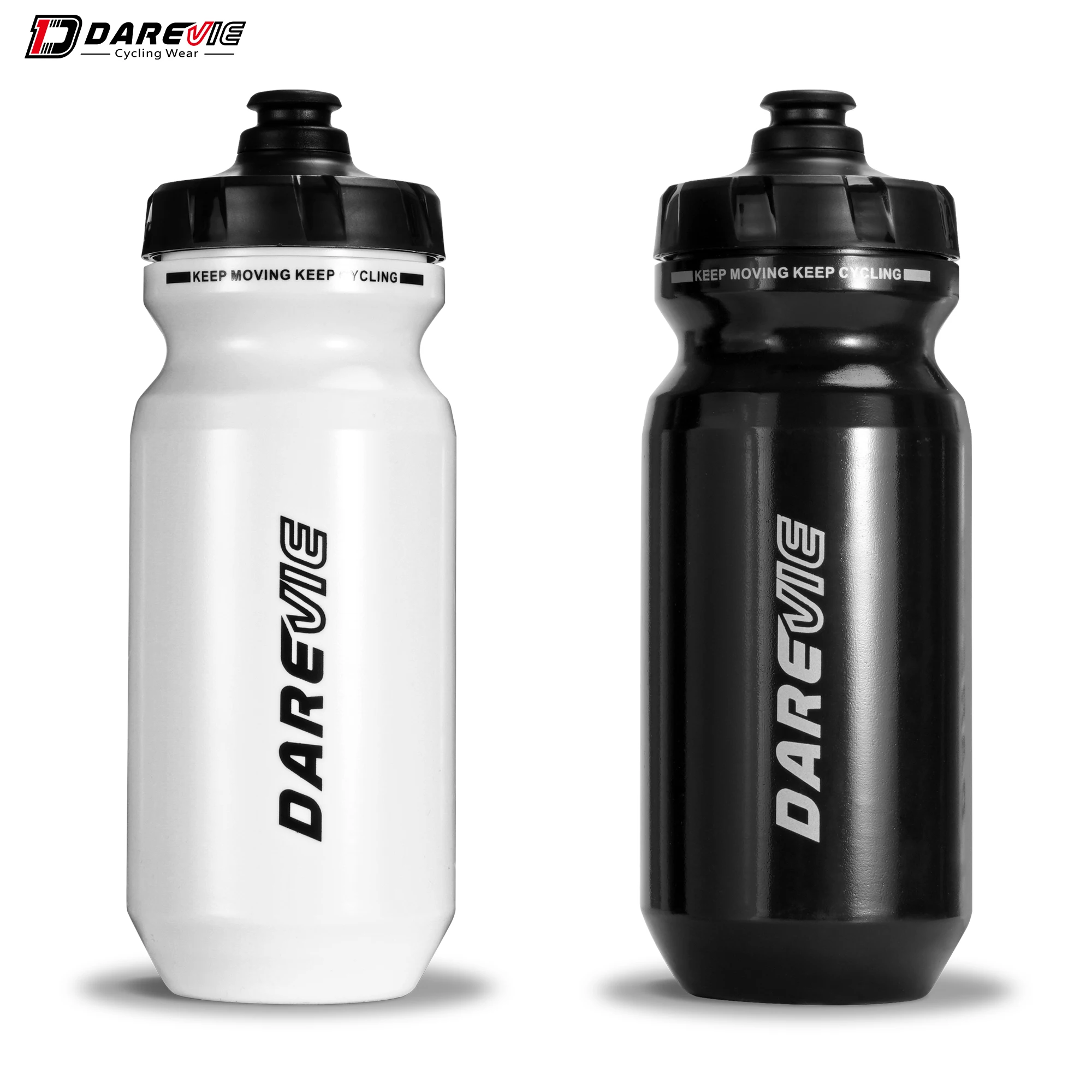 Borraccia Da Ciclismo Darevie 600Ml Bpa Free Pp5 Materiale Pp Per Uso Alimentare Spremere Bevanda Rapida Una Mano Presa Rapida Antiscivolo