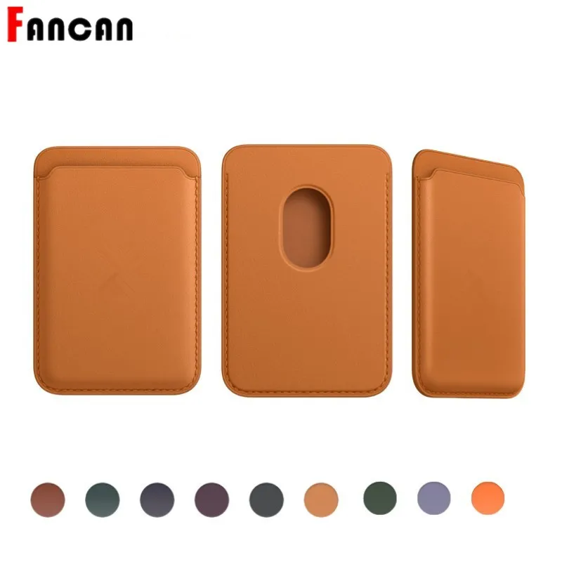 Per Magsafe Iphone 12 13 14 Pro Max 14 Mini Magsafe Accessori Cover Posteriore Custodia Magnetica In Pelle Magsafe Portafoglio Porta Carte Di Credito