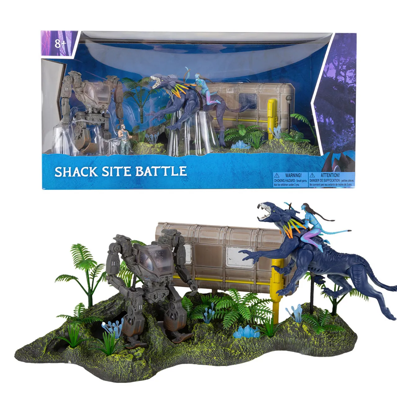 Mcfarlane World Of Pandora Capanna Site Battle Deluxe Set Figure Toys