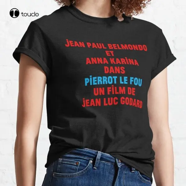 Pierrot Le Fou Classic T-Shirt Tee Shirt Boy Shirts Custom Aldult Teen Unisex Digital Printing Tee Shirts Fashion Tshirt Summer