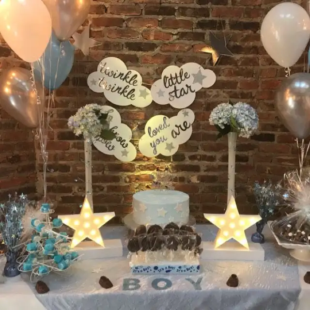 Testo Personalizzato Twinkle Little Stelle Del Bambino Doccia, Twinkle Little Star Banner, Nube Decorazioni Del Partito, Doccia Ghirlanda, Nube Banner