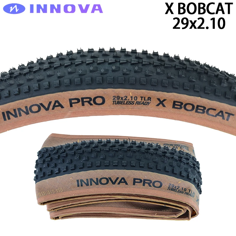 Innova X Bobcat 27.5 29X2.1 Yellow Edge Tubeless Pneumatico Pieghevole Per Road Gravel Xc Mtb Tracks Off-Road Bicycle 60Tpi Parti Di Ciclismo
