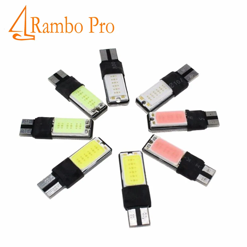 2X T10 W5W Led Canbus Senza Errori Illuminazione Interna Luci Targa Illuminazione Via Led W5W T10 Luci Portiera Auto Dc 12V 3W