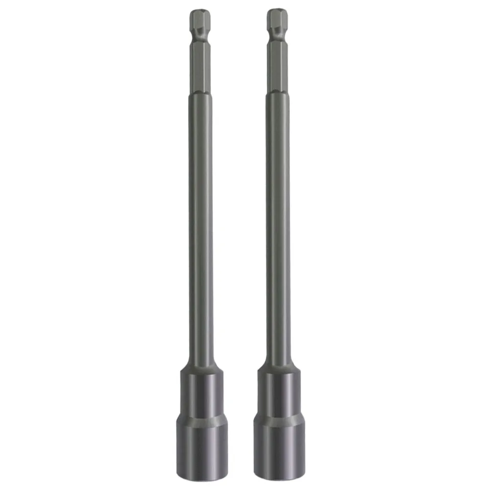 2 Pz 150Mm 7/16 Pollici Esagonale Magnetico Esagono Incassato Manicotto Bit Dado Driver Per Trapani Elettrici Avvitatori A Percussione Trapani Adattat
