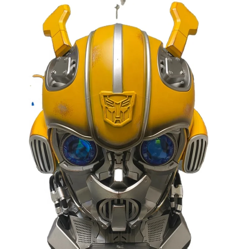 Regali Per Bambini Attraenti Caschi Bumblebee Per L'Intrattenimento Con Serie Di Trasformazione Vocale E Leggera