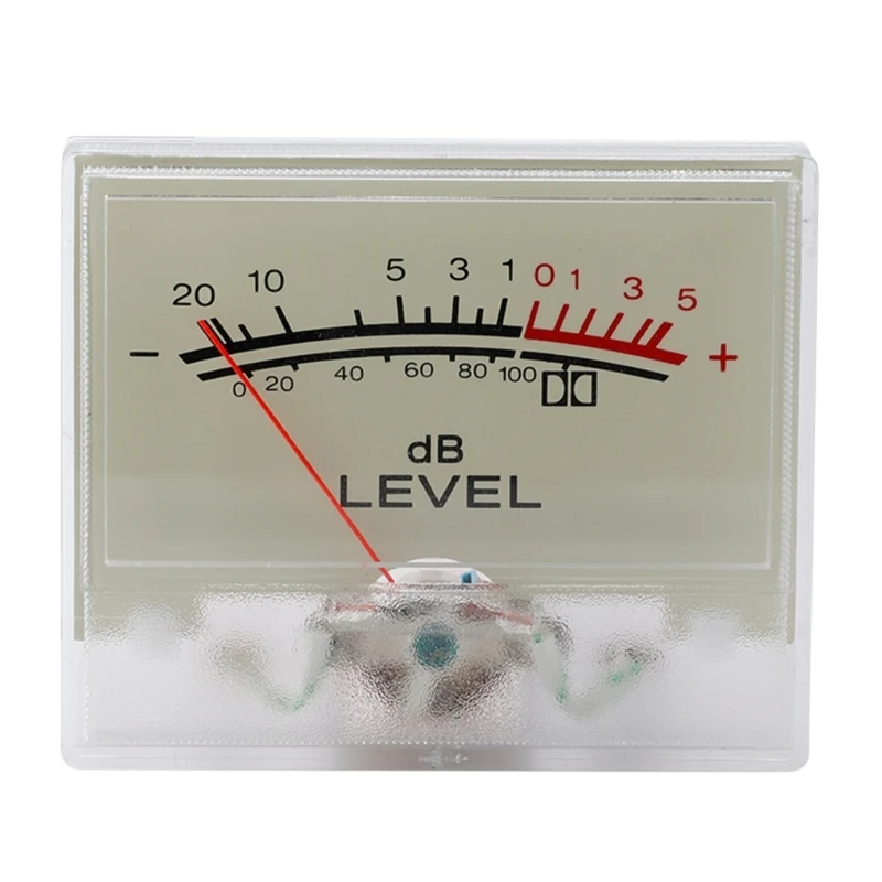 Strumento Test Intestazione Del Livello Vu Meter Con Retroilluminazione Utilizzato Per Fai-Da-Te