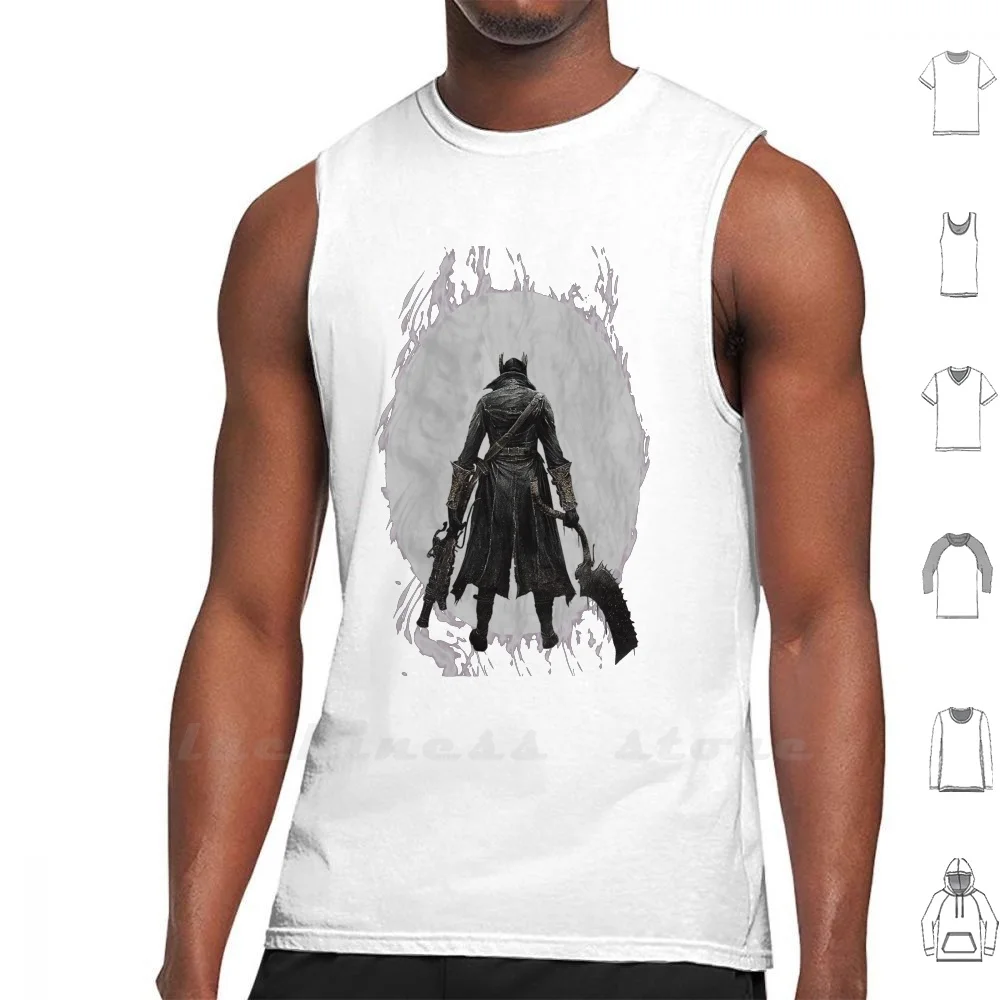 Bloodborne Soldier Canotte Gilet Senza Maniche Bloodborne Dark Souls Demons Souls Dark Demon Souls Videogiochi Ps4