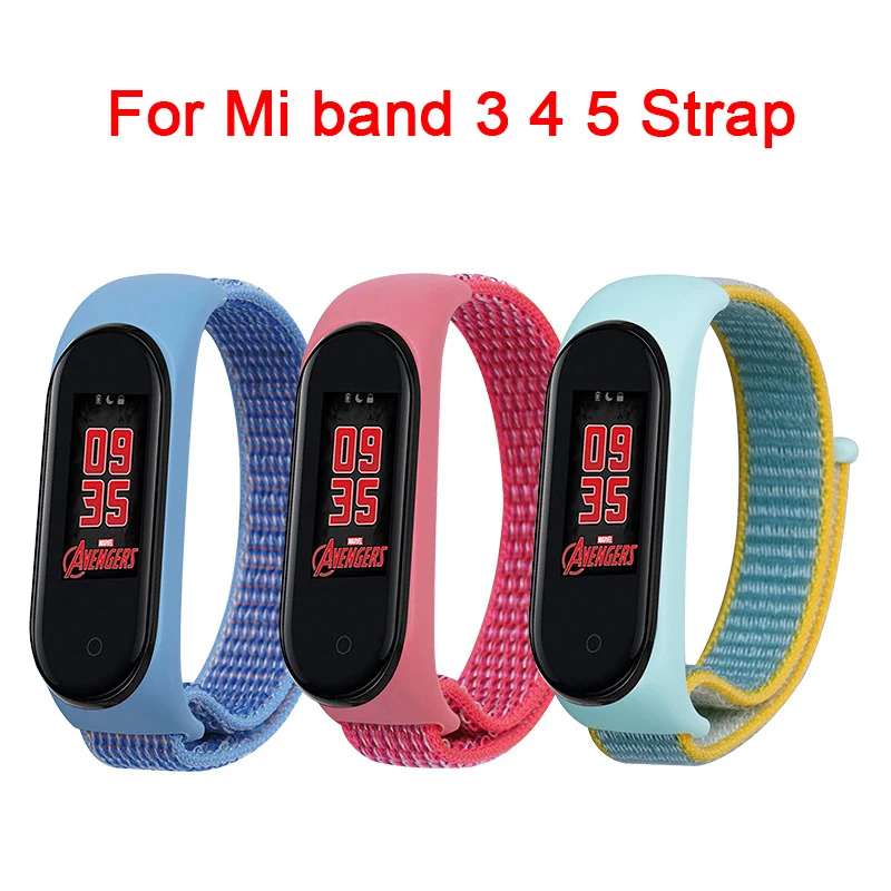 Per Xiaomi Mi Band 5 Cinturino In Nylon Braccialetto Sostituibile Mi Band 4 Mi Band 3 Braccialetto Traspirante Intelligente Per Cinturino Mi Band 5
