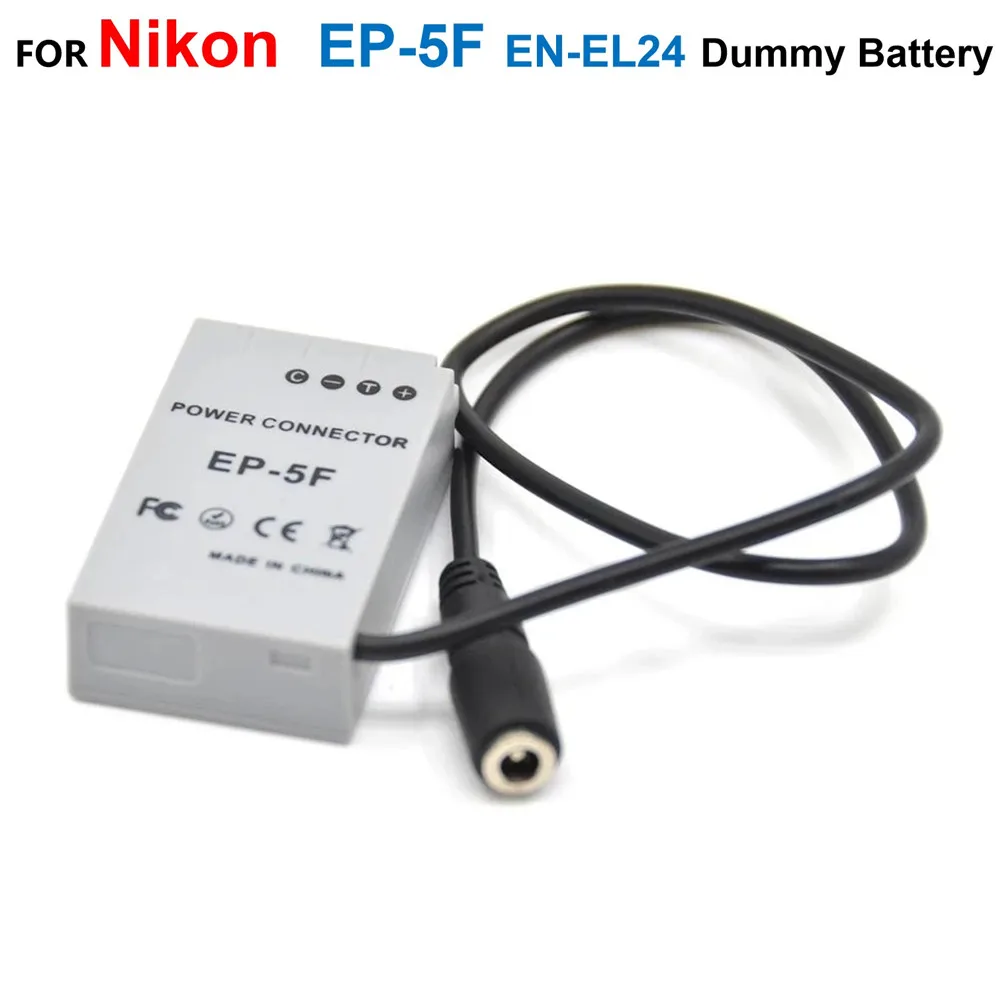 Ep-5F Ep5F Dc Accoppiatore Adatto Per Eh5 Eh5A Alimentatore Per Fotocamera En-El24 Enel24 En El24 Batteria Fittizia Per Fotocamere Nikon 1 J5 1 J5