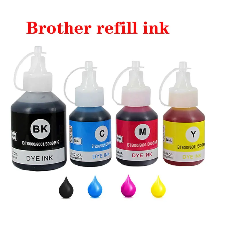 Kit Inchiostro Di Ricarica Per Stampante Brother Dcp-T220 Dcp-T226 Dcp-T300 Dcp-T310 Dcp-T420W Dcp-T425W Dcp-T426W Dcp-T428W Dcp-T500W