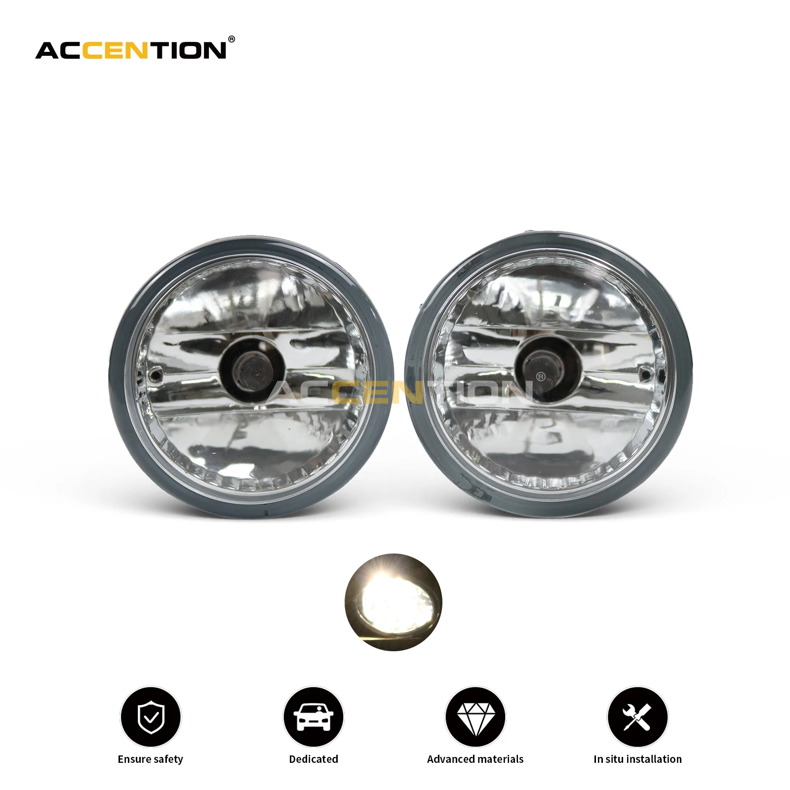 Per Toyota Prius 2004-2009 Echo Mr2 Spyder Scion Xa Car-Stying Paraurti Anteriore Fendinebbia Fendinebbia