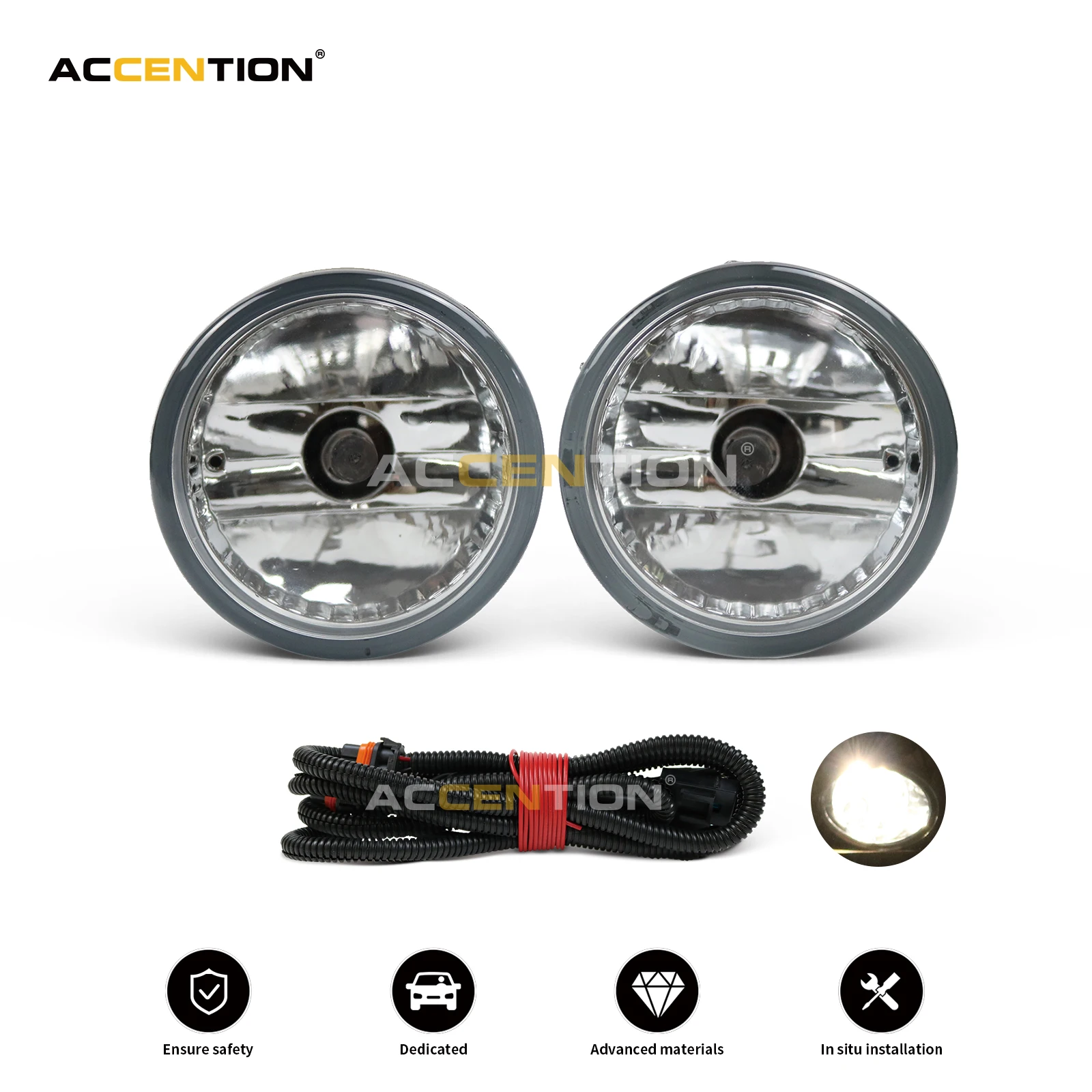 Per Toyota Prius 2004-2009 Echo Mr2 Spyder Scion Xa Car-Stying Paraurti Anteriore Fendinebbia Fendinebbia