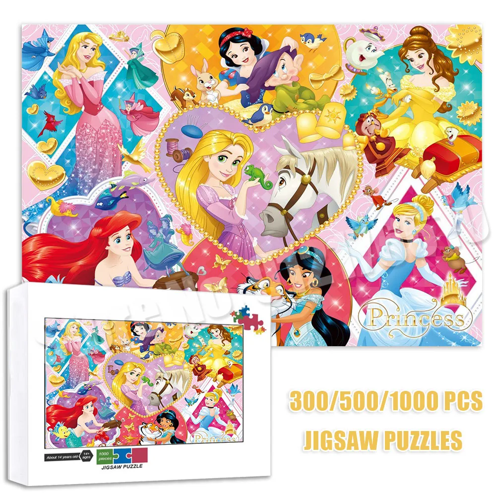Disney Anime Educational Kids Toys Jigsaw Puzzle 35/300/500/1000 Pezzi Puzzle Per Adulti Peter Pan Disney Jigsaw Puzzle Toys