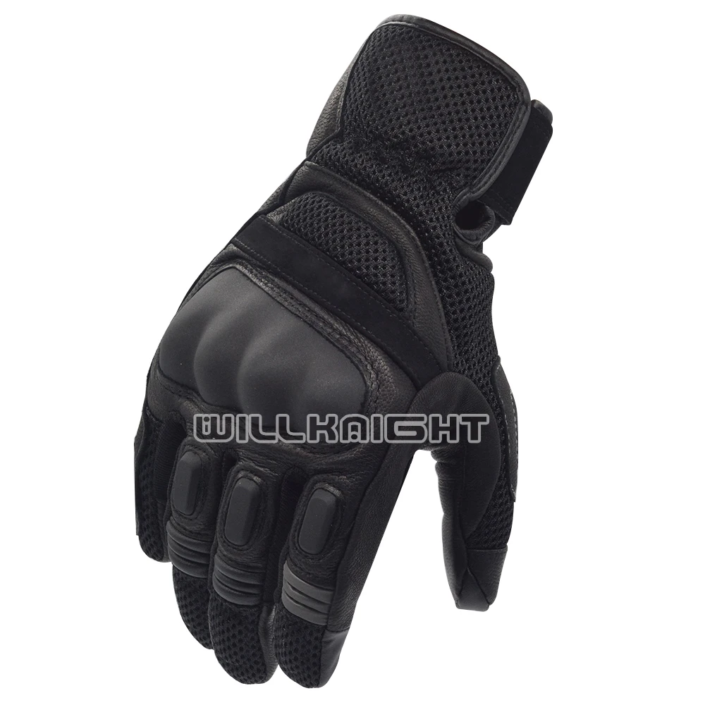 Guanti In Pelle Black Moto Gants Moto Gp Off Road Racing Guantes For Men Touring Touch Screen