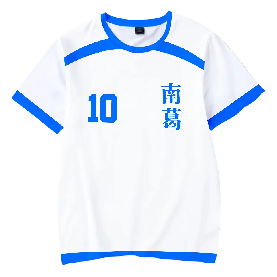 Stampa 3D Anime Captain Tsubasa Ozora Tsubasa Kojiro Hyuga Costume Unisex T-Shirt Maglie Da Calcio Uniforme