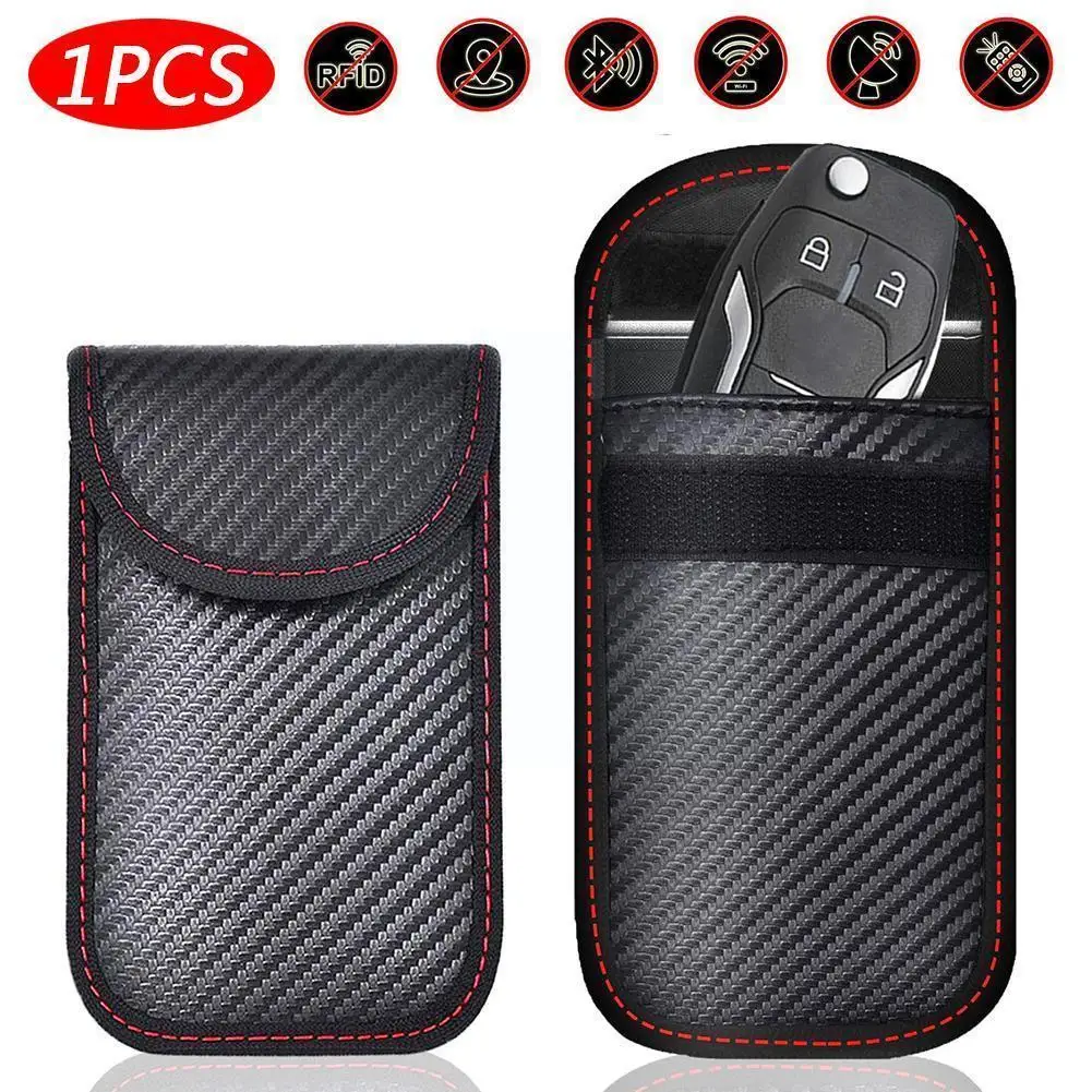 Car Key Signal Blocker Case Faraday Cage Fob Pouch Key Blocking Price 1 Pc Signal Keyless Blocker Faraday Low Car Bag V1K2