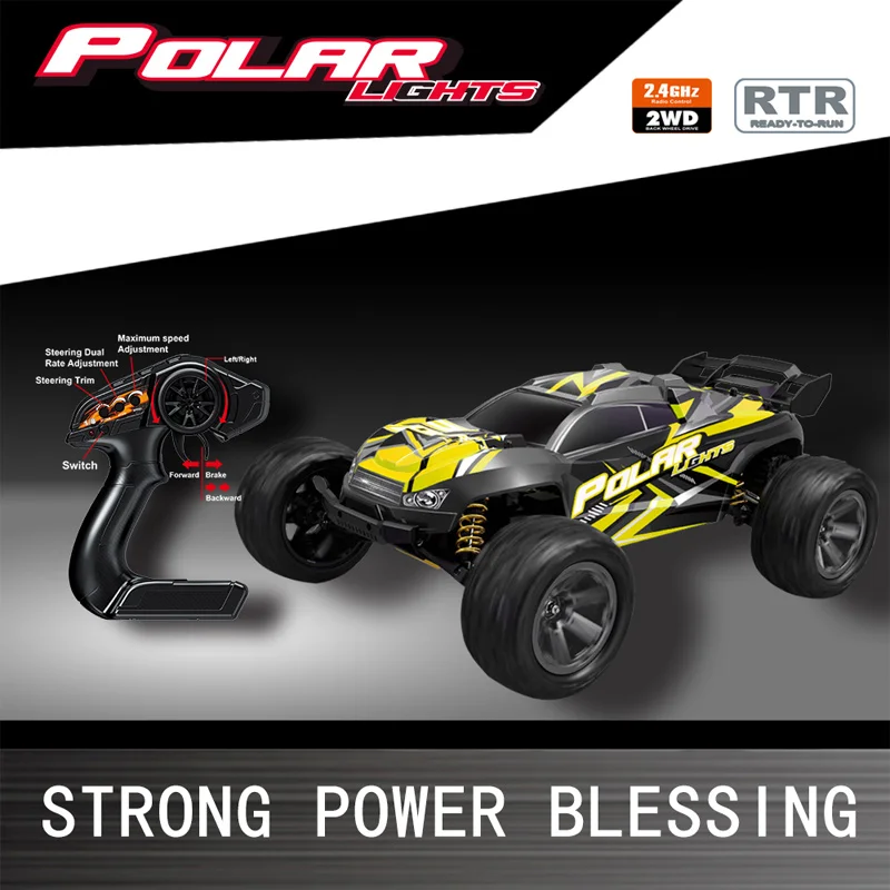 Hs10422 2.4G Rc 1/8Full-Scale Ad Alta Velocità Drift Telecomando Fuoristrada 45 Km/H Impermeabile Sterzo Gearsuper Ammortizzatore