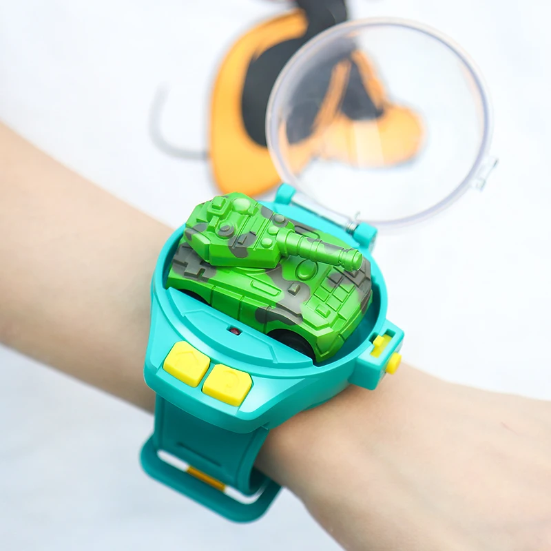Orologio Controllo Auto Giocattolo Mini Rc Auto 2.4G Telecomando Auto Elettrica Macchina Radiocomandata Giocattolo Con Luce Per Bambini