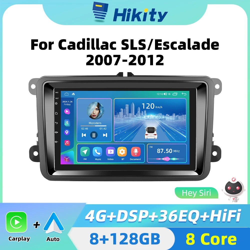 Hikity 2 Din Autoradio Android Per Volkswagen Vw Skoda Golf Seat Passat B6 Auto Stereo Radio Carplay Auto Android Navigazione Gps