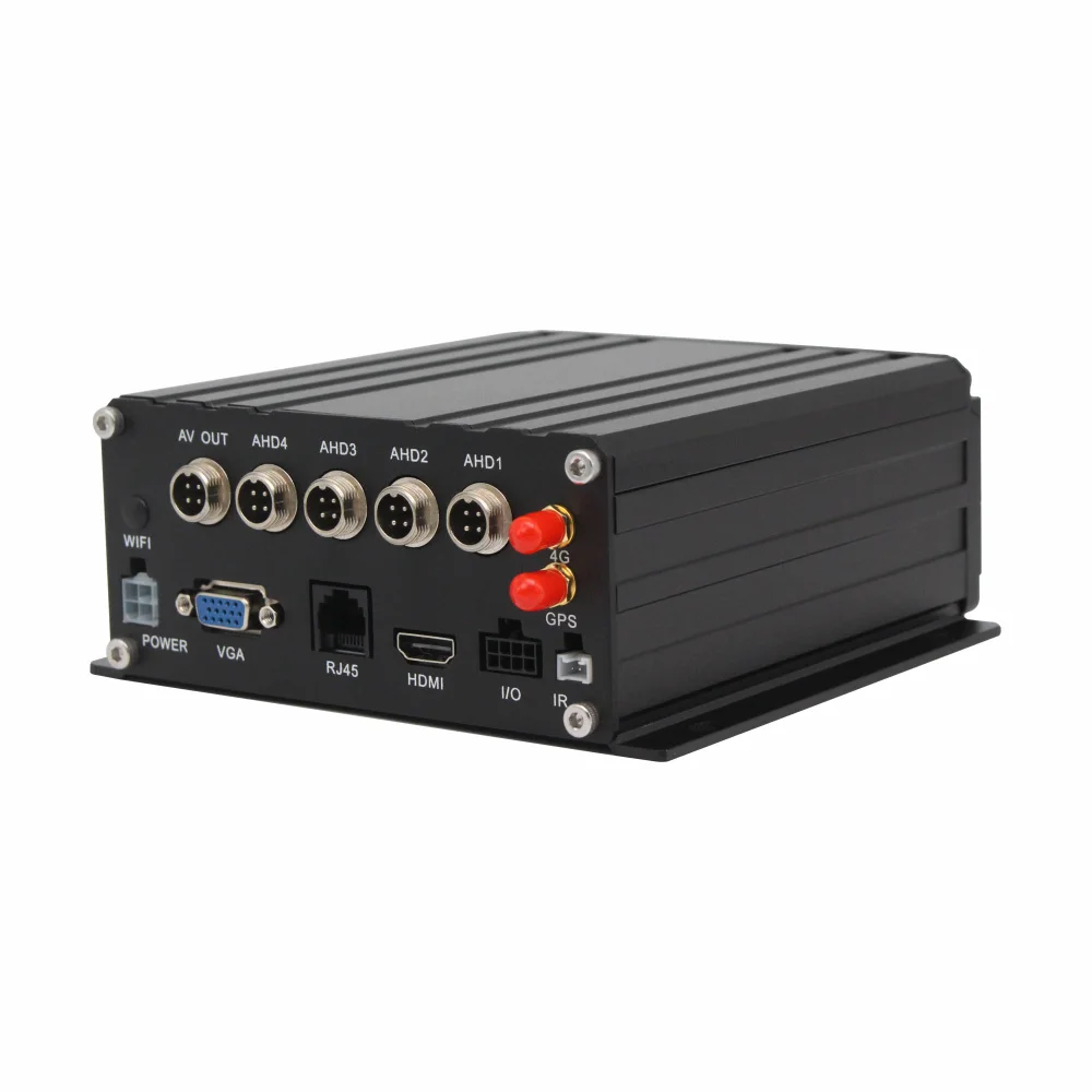 4 Canali Dvr Digital Waterproof Cctv Camera Recorder Veicular Gps Tracker 4G Sim Cloud Car Dash Full Hd 4Ch