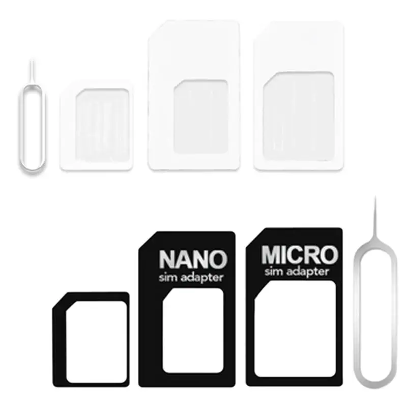 L43D 4 In 1 Per Nano Sim Card A Micro Sim A Standard Sim Card Convertitore Adattatore Se