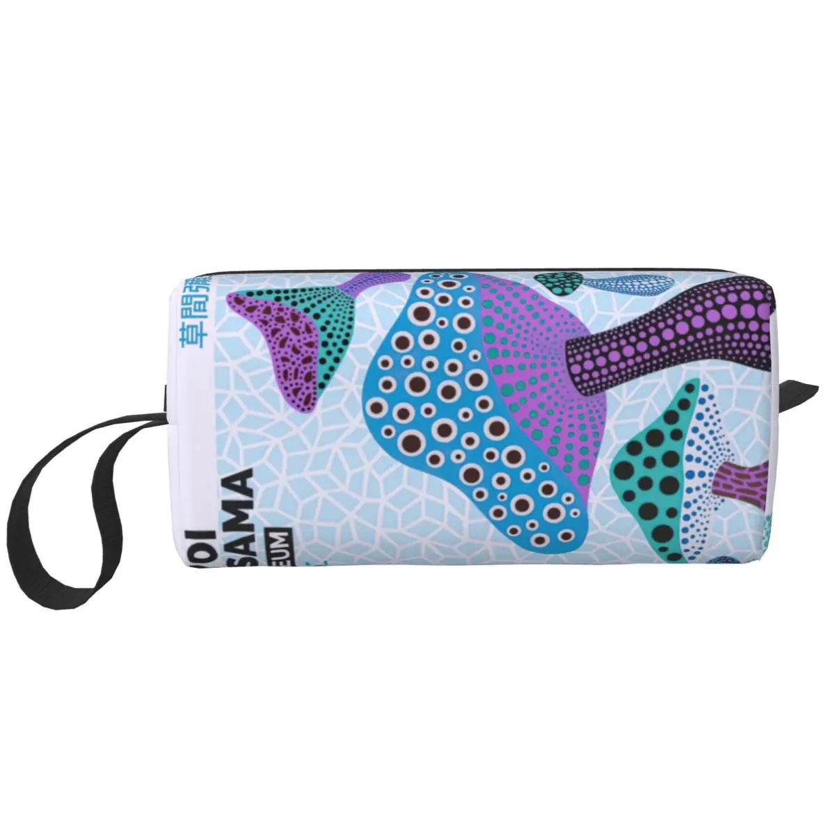 Yayoi Kusama Mushroom Museum Grande Borsa Per Il Trucco Beauty Pouch Travel Cosmetic Bags Organizer Per Le Donne