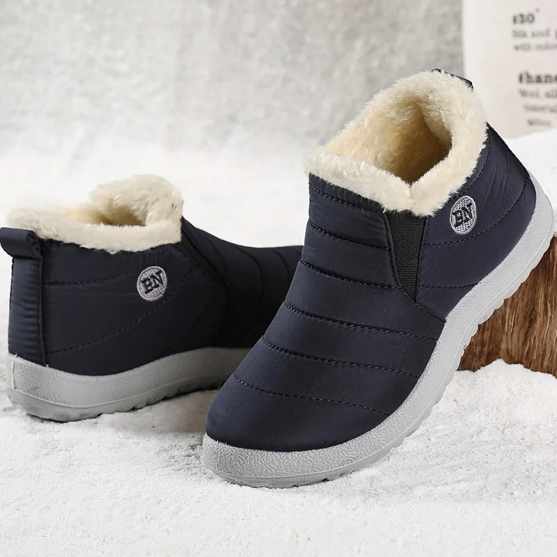 Stivali Da Donna Stivali Invernali In Pelliccia Calda Per Donna Stivali Da Neve Impermeabili Alla Caviglia Botas Mujer 2023 Scarpe Invernali Calzature