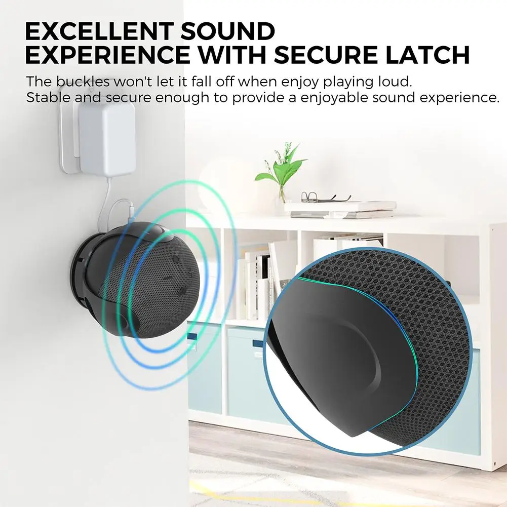 Supporto Per Montaggio A Parete Echo Dot Per Amazon Alexa Echo Dot 4 5 Staffa Per Altoparlante Di Terza Generazione Salvaspazio Con Supporto Per La Ge