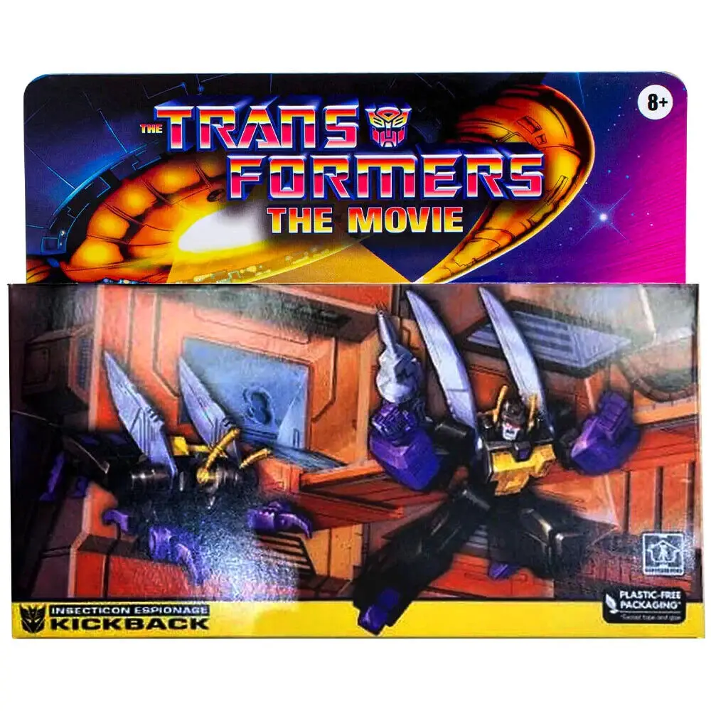 In Magazzino Transformers Retro Tf1986 Movie G1 Retro Kickback Walmart Action Figure Model Toy Collection Hobby Gift