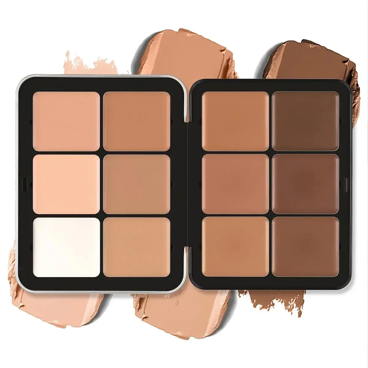 16 Colori Creamy Blush Palette Matte Blush Cream Cover Long Lasting Rouge Cream Fard Concealer All-In-One Makeup Palette