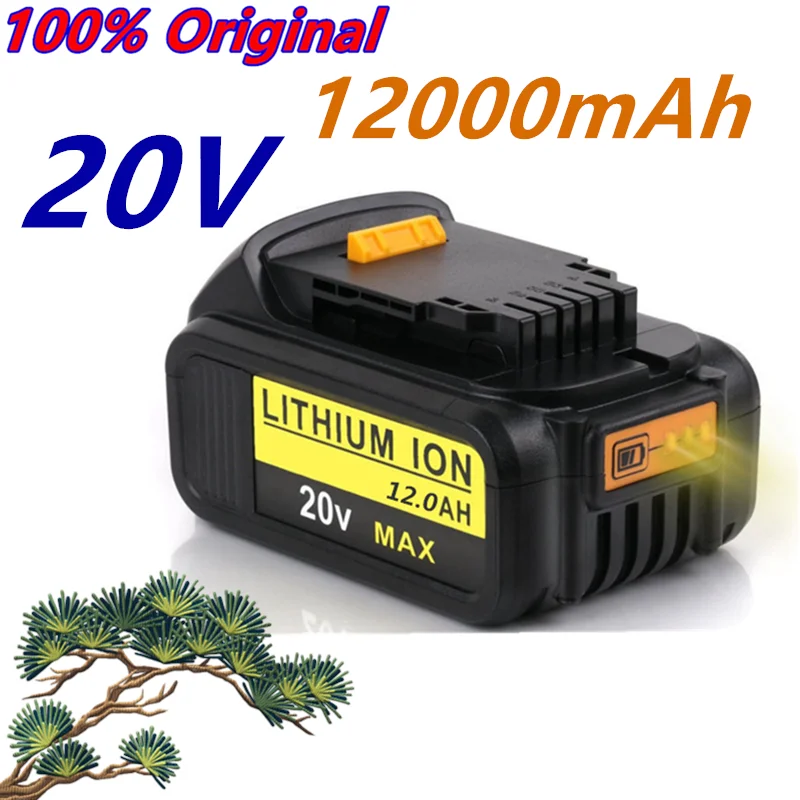100% Originale 20V 12,0 Ah Dcb200 Ersatz Li-Ion Akku Fur Dewalt Max Xr Power Werkzeug 20V 12000Mah Lithium-Batterien