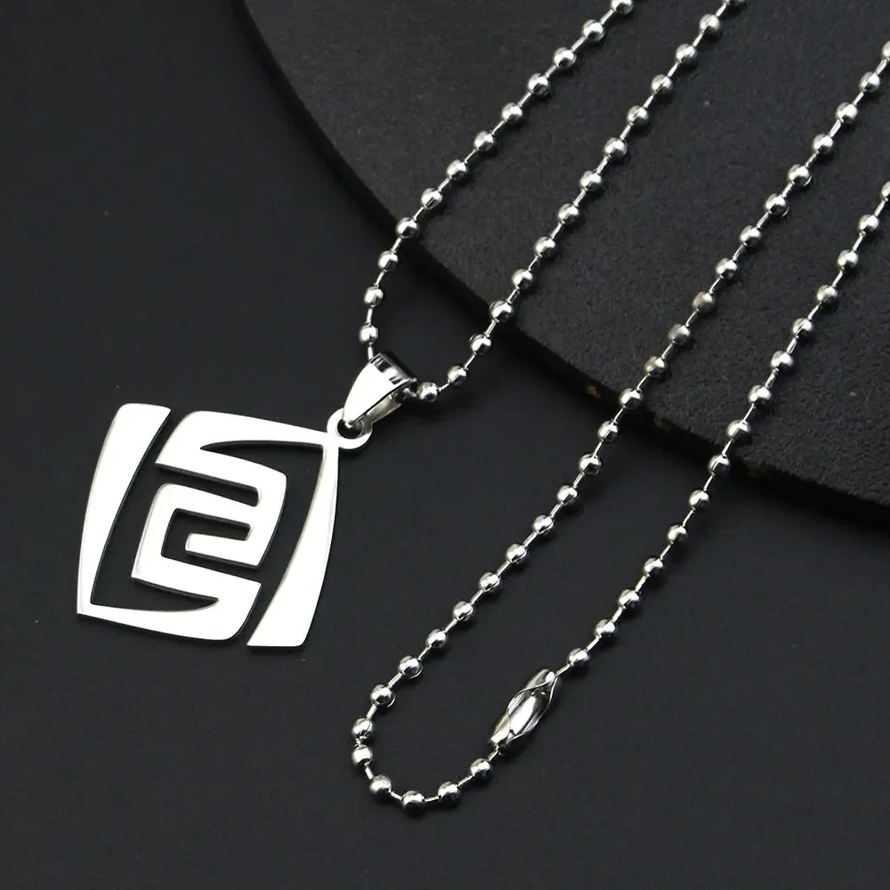Hot Game Impact Icon Collana Gioco Cosplay Costume Puntelli Rock Element Power Ciondolo In Titanio Coppie Gioielli Periferiche Anime