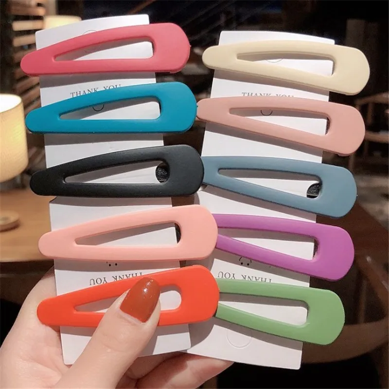 Forcine Per Capelli Tinta Unita Geometrica Waterdrop Accessori Per Capelli Dolci Clip Barrettes Forcine Per Capelli Donna Supporto Per Ragazze Coprica