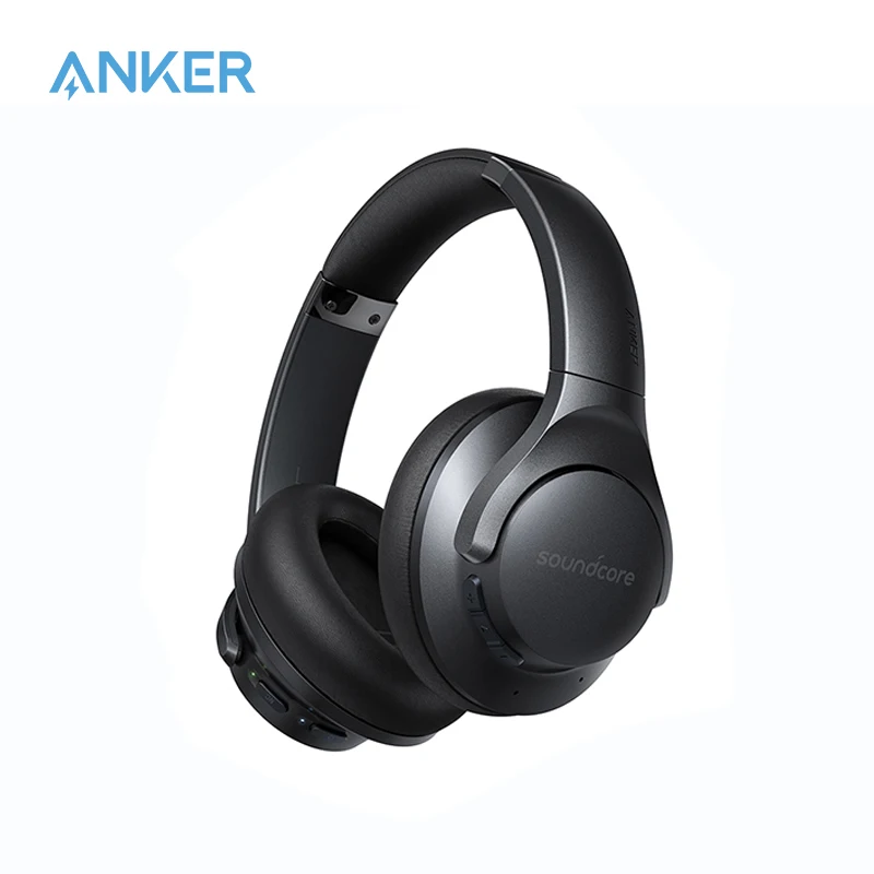 Soundcore By Anker Life Q20 + Cuffie Bluetooth Wireless Con Cancellazione Attiva Del Rumore, 40 Ore Di Riproduzione, Audio Ad Alta Risoluzione, App So